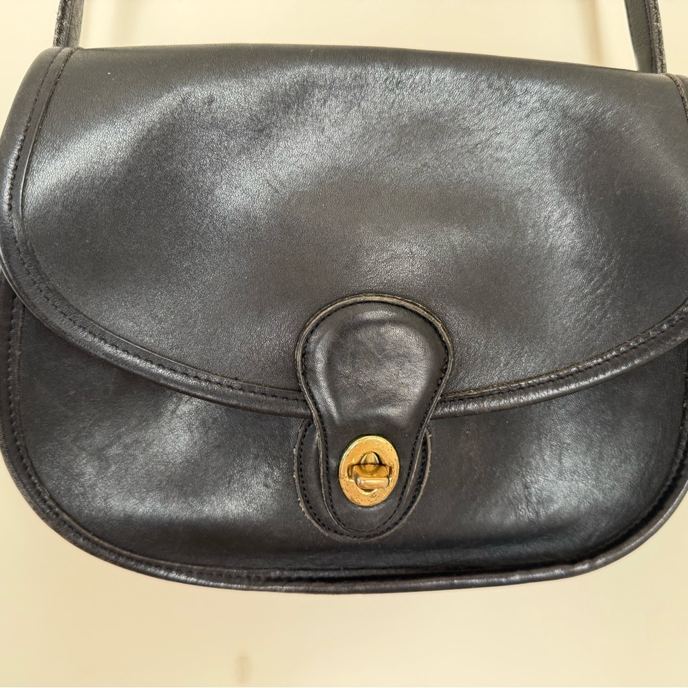 Vintage 90’s Coach Prairie Bag in Black